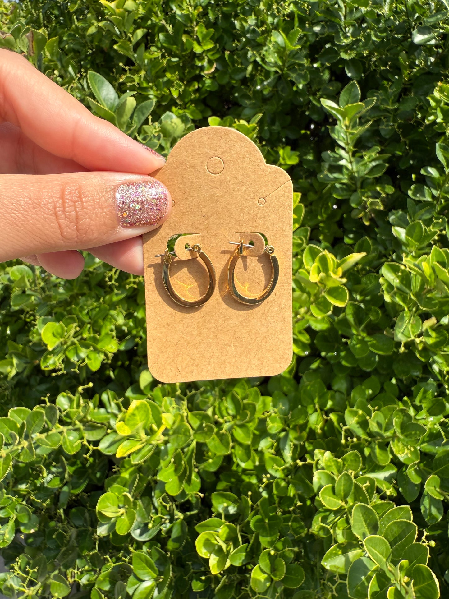 Small Oval Hoops