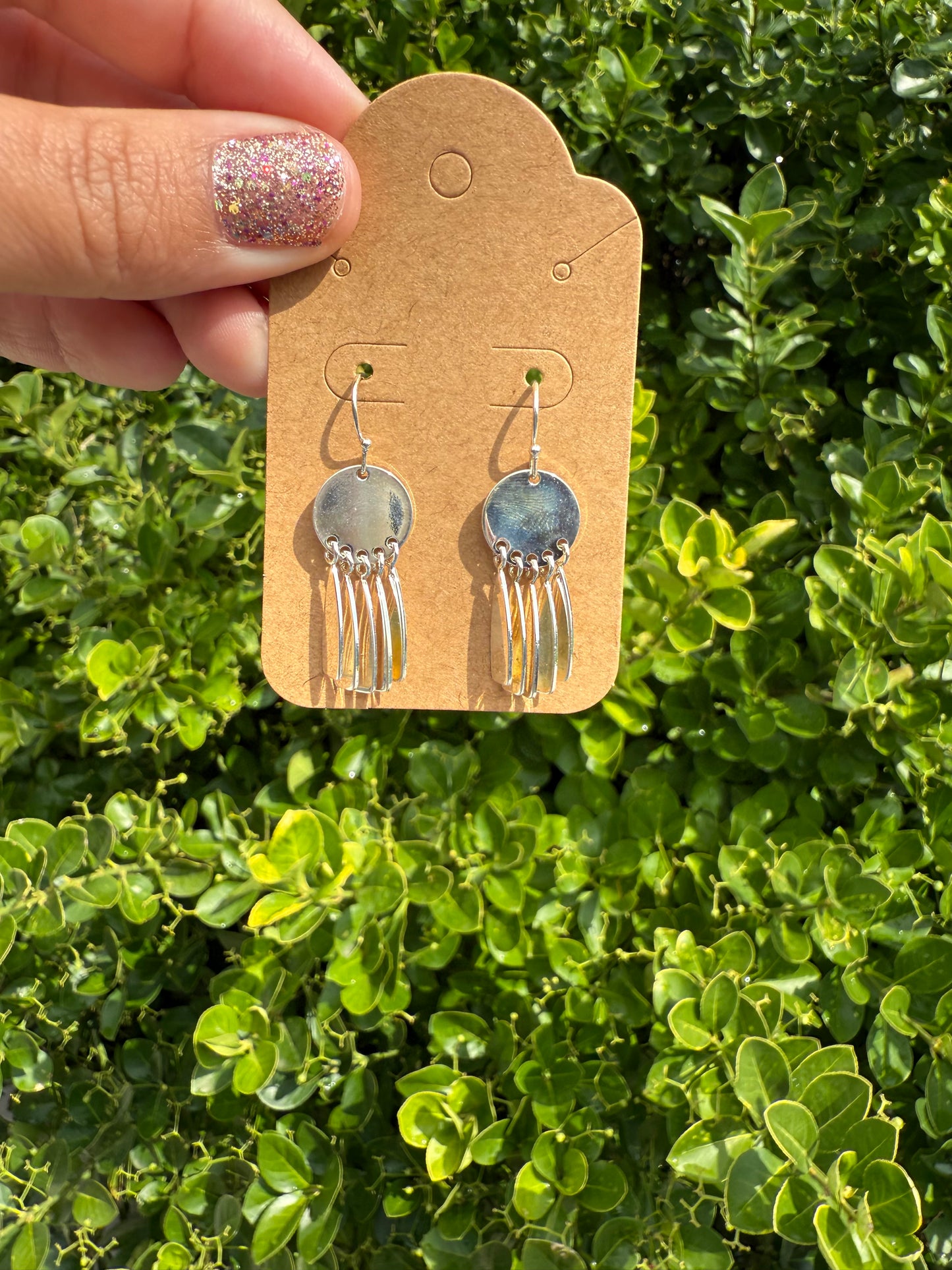 Shimmer Dangle Earrings