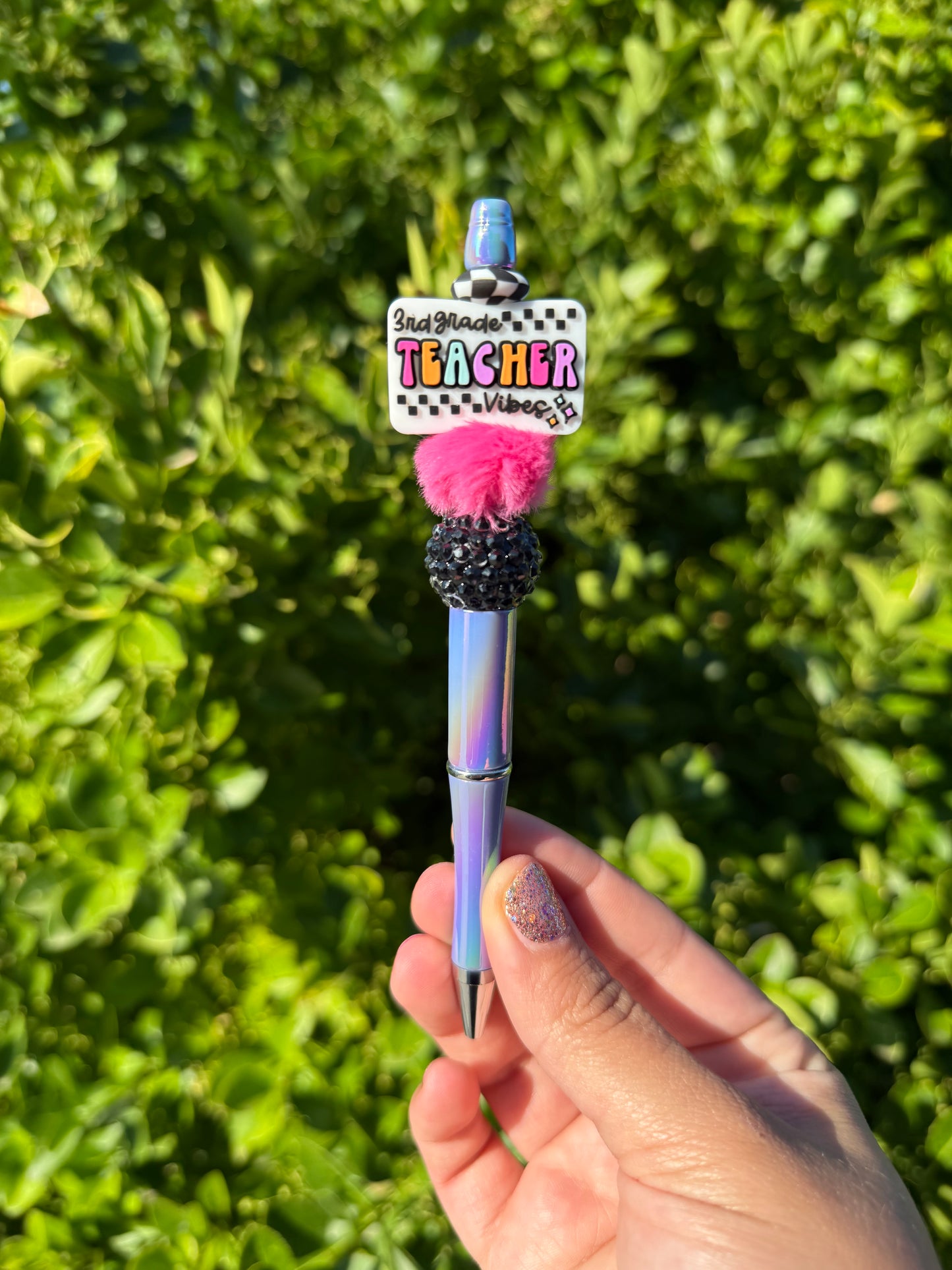 Checked Teacher Pens