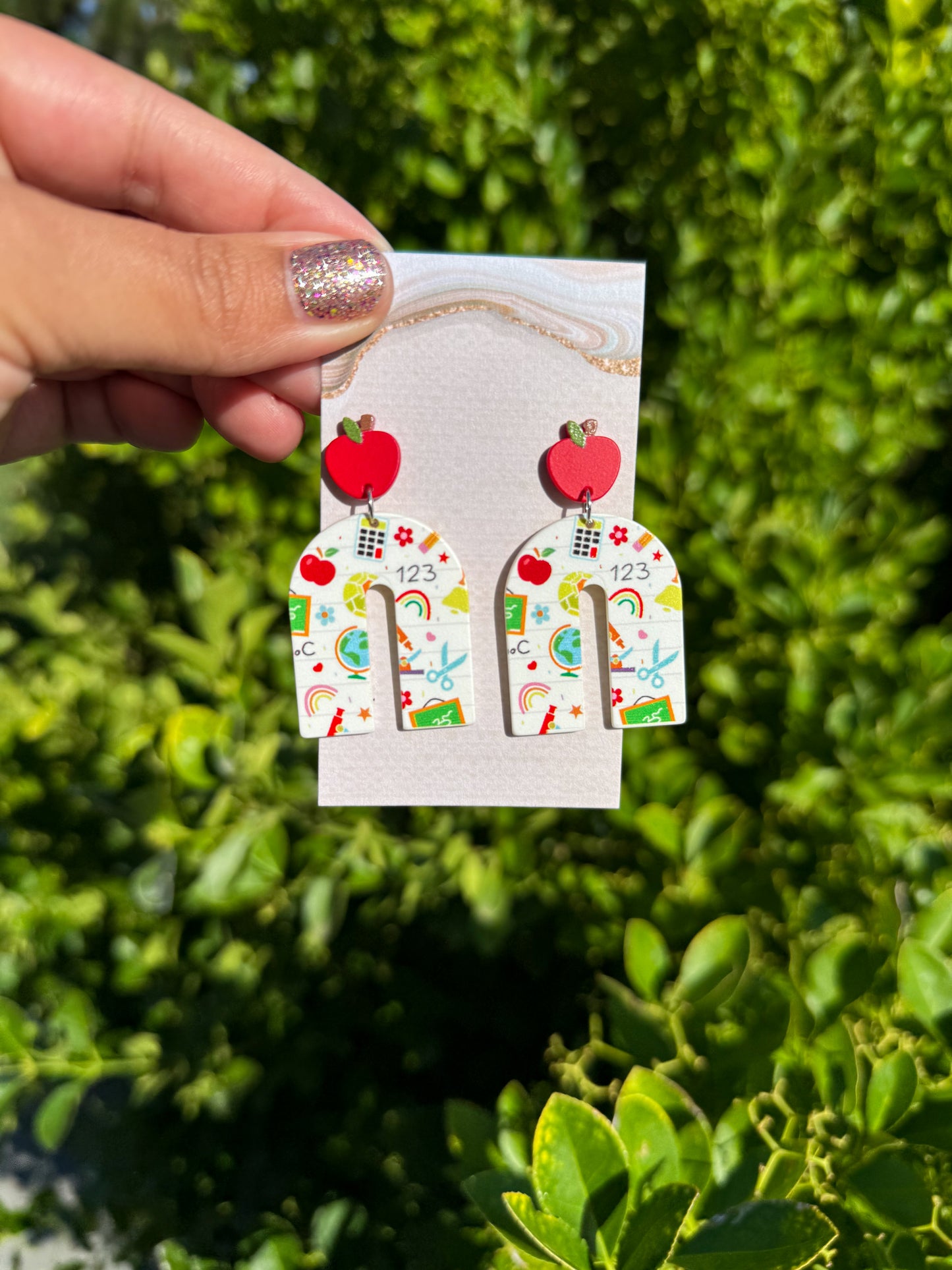 School Earrings