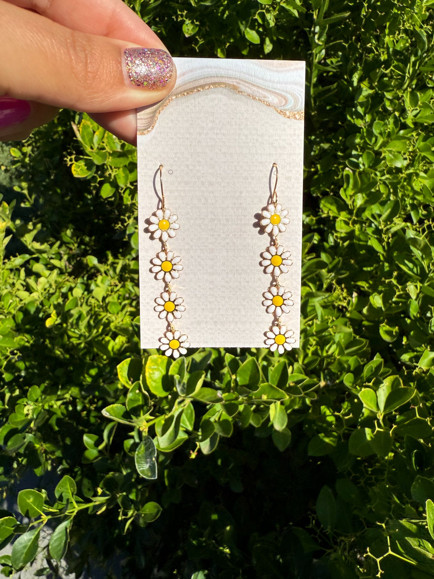 Daisy Dangle Earrings