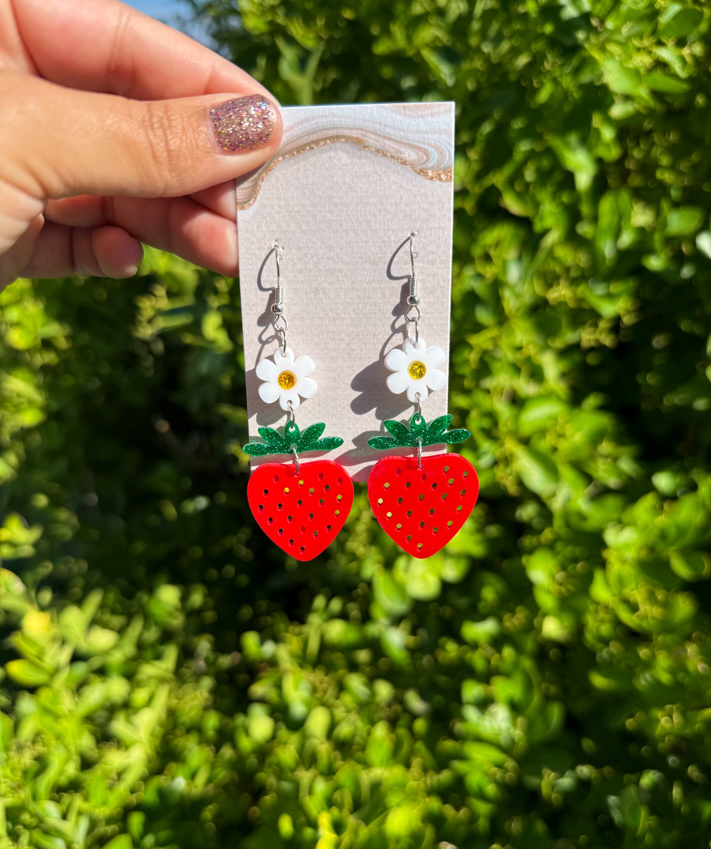 Strawberry Dangle Earrings