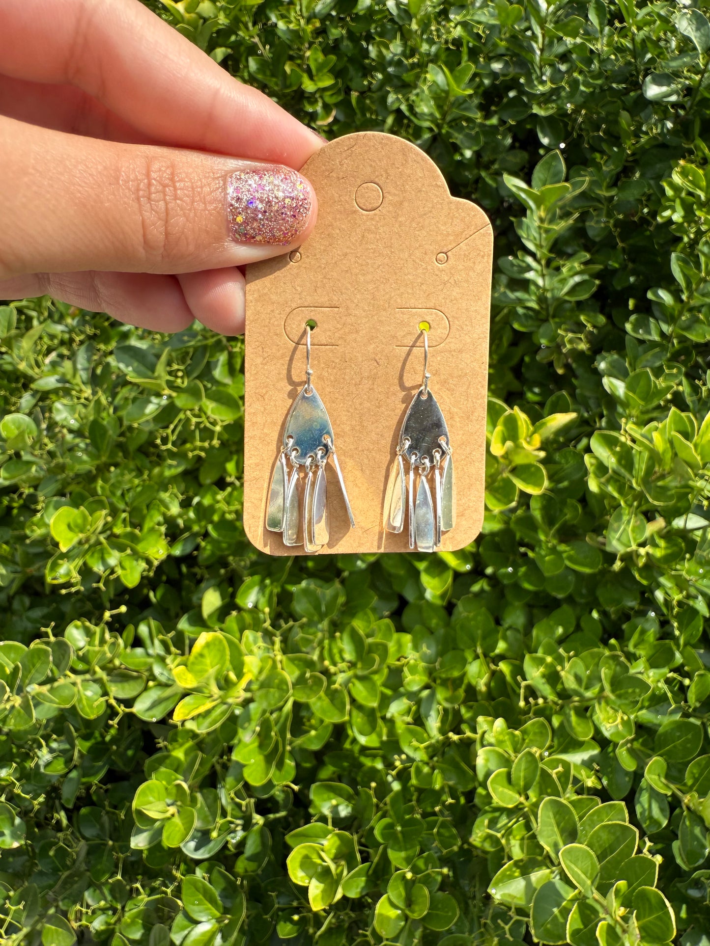 Shimmer Dangle Earrings