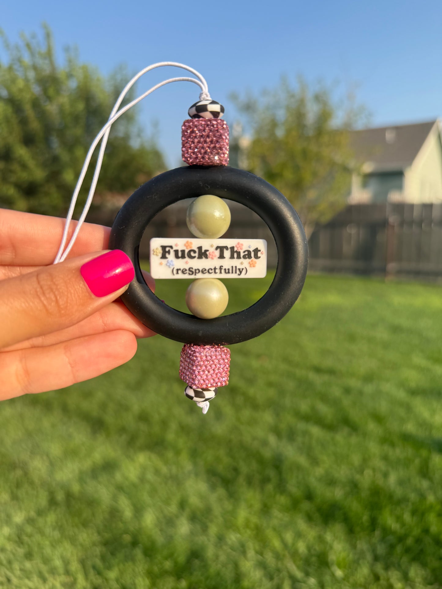 Fuck That Respectfully Car Charm