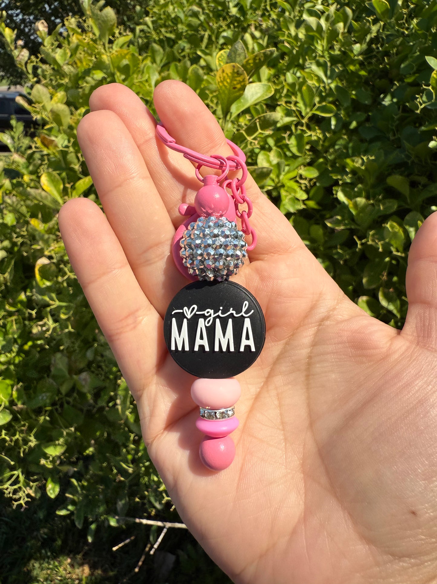 Girl Mama Keychain