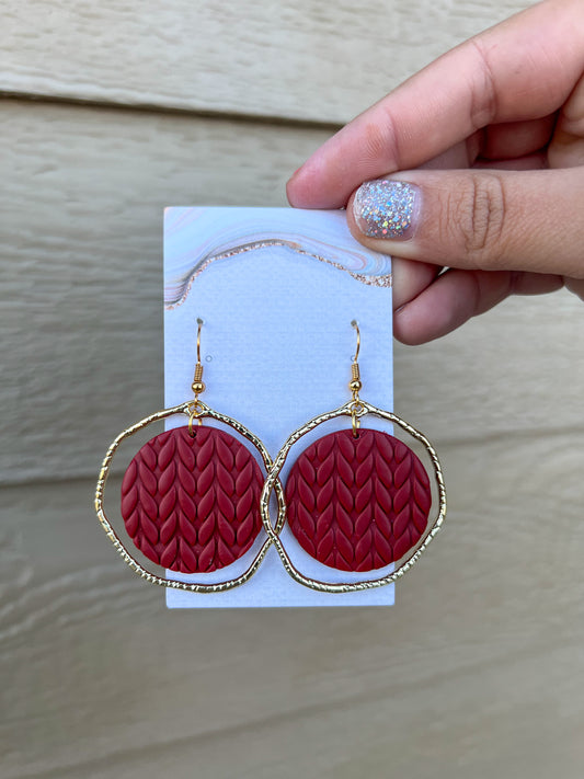 Camila Earrings - Rust