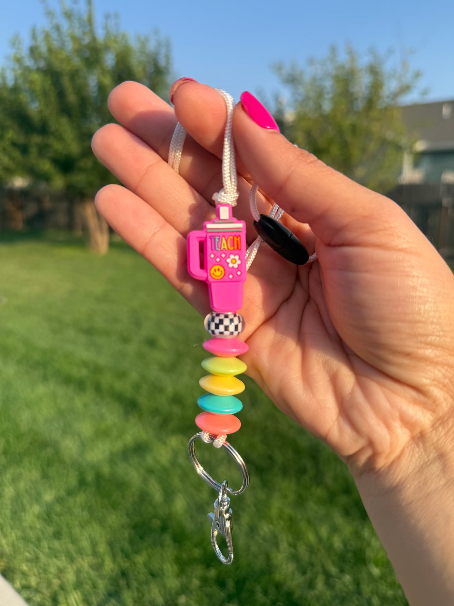 Teach Tumbler Lanyard