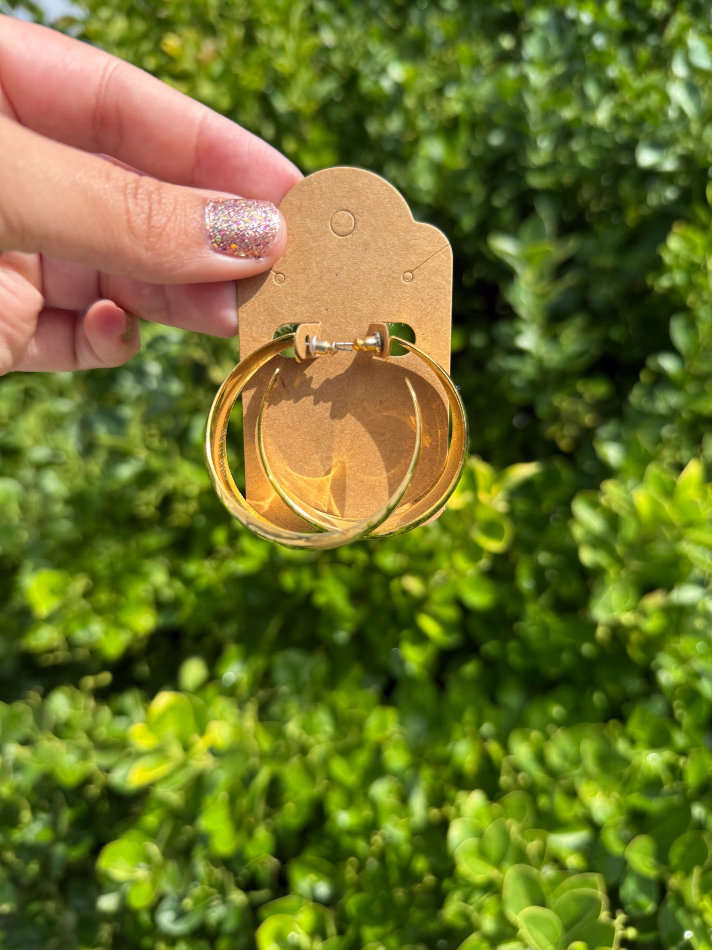 Thick Hoop Earrings