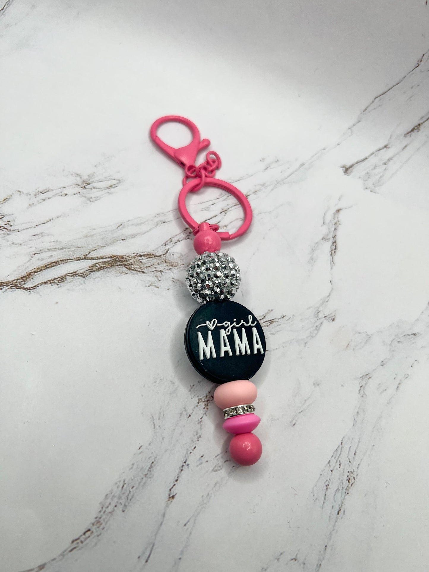 Girl Mama Keychain