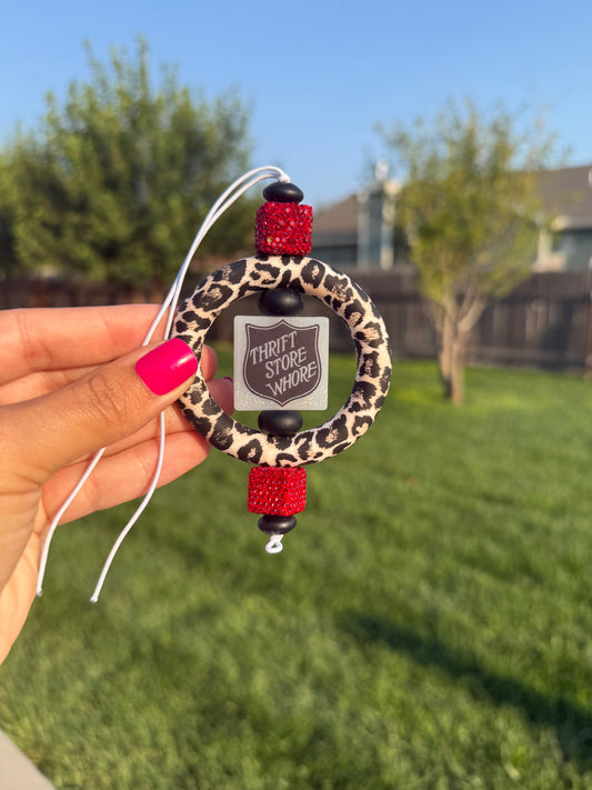Thrift Store Whore Car Charm