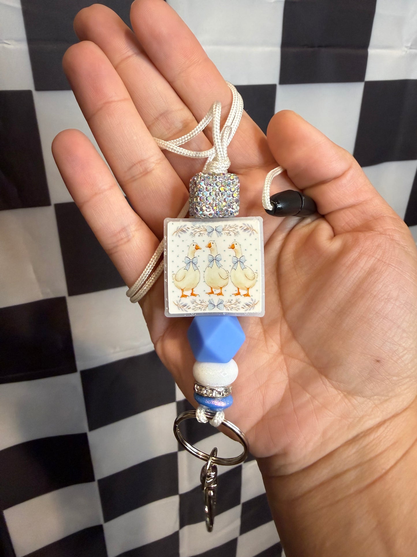 Vintage Geese Lanyard