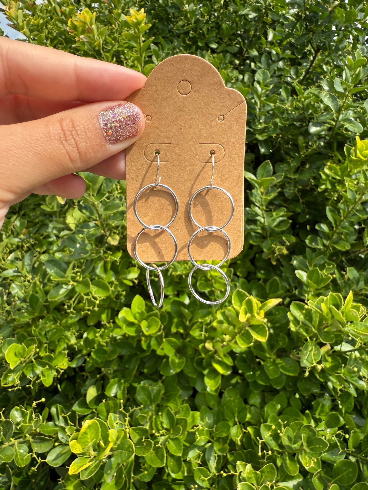 Circle Dangle Earrings