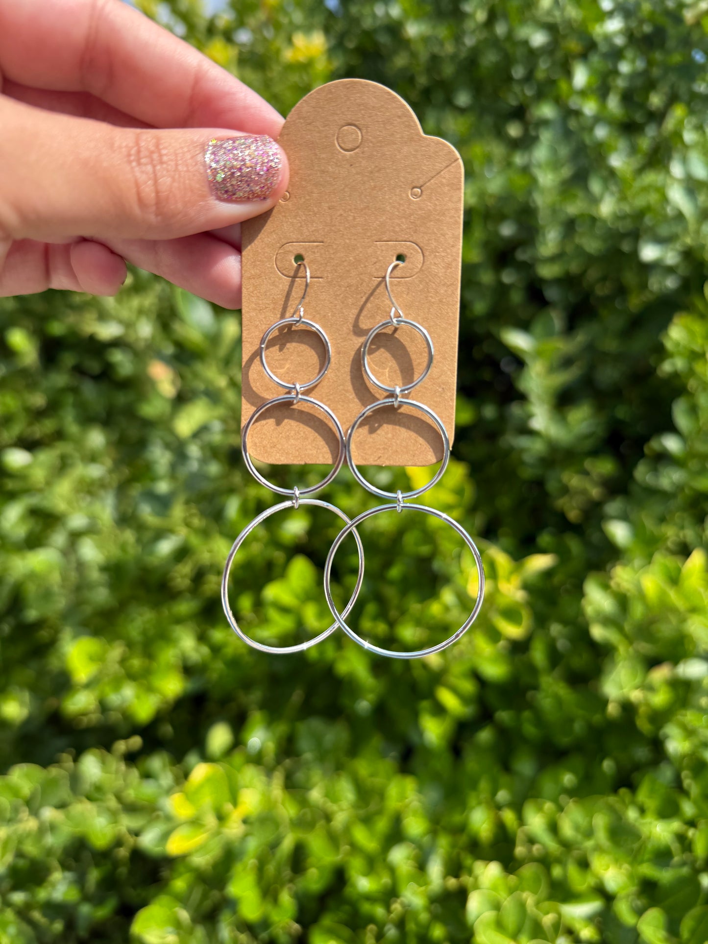 Circle Dangle Earrings