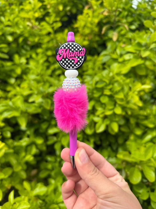 Checkered Mama Pen