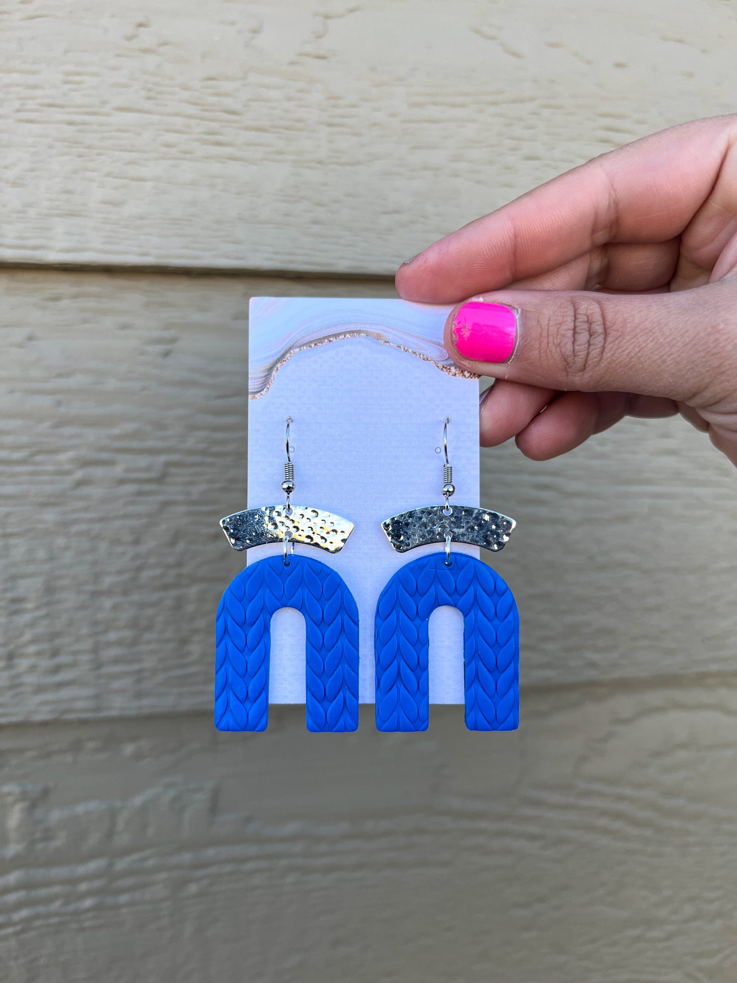 Lizzie Earrings - Royal Blue