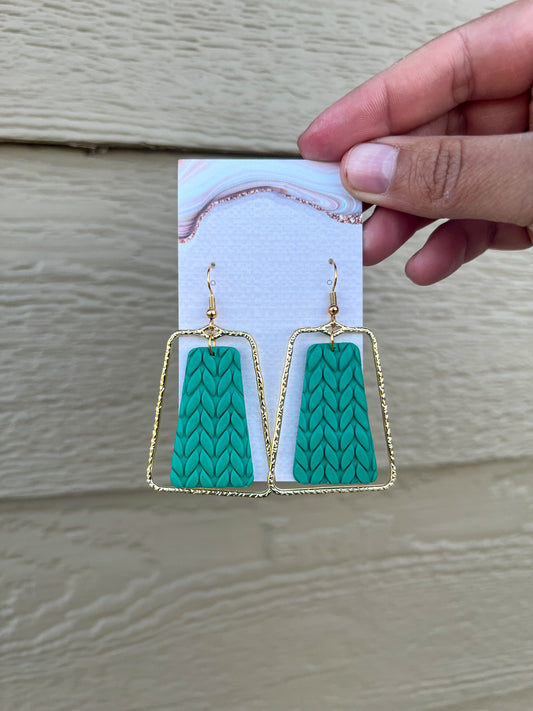 Millie Earrings - Green