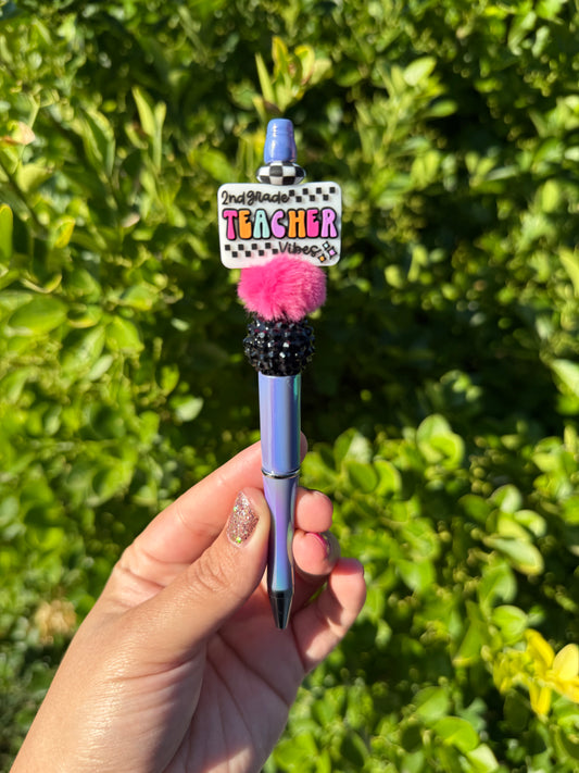 Checked Teacher Pens