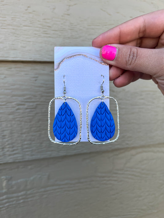 Missy Earrings - Royal Blue