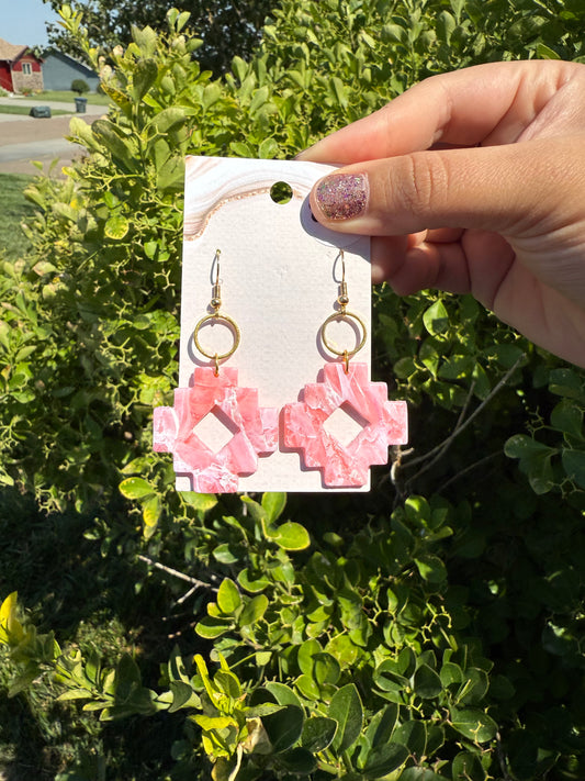 Aztec Vibes - Peachy Marble