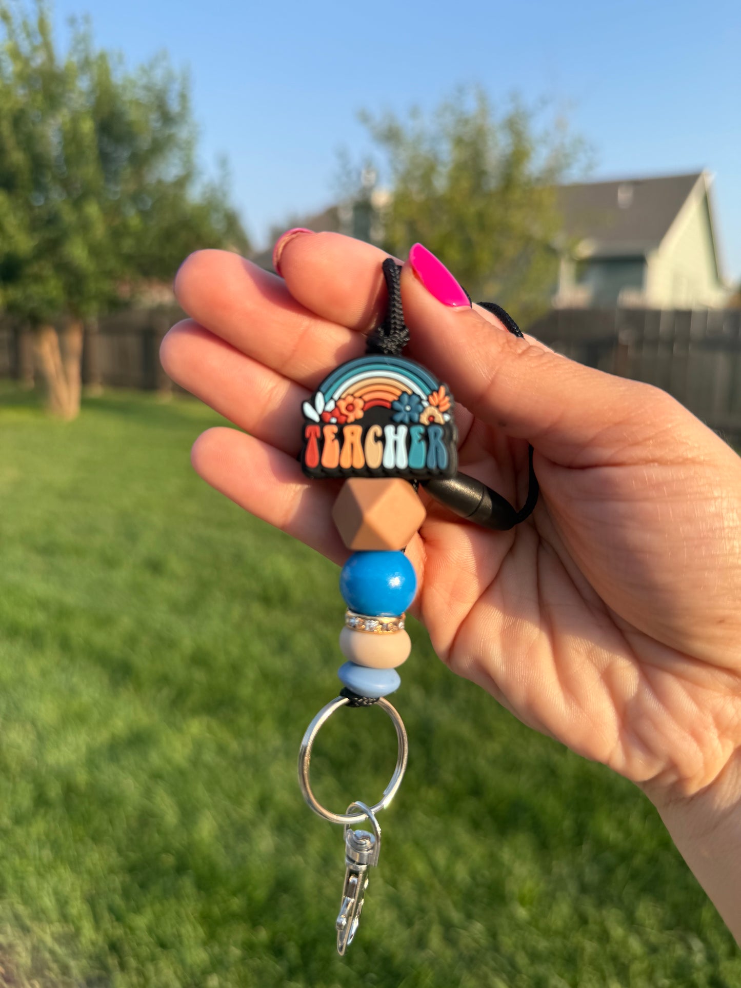 Boho Teacher Lanyard