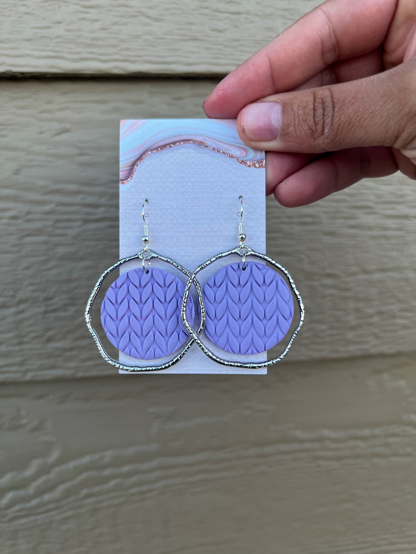 Camila Earrings - Pastel Purple