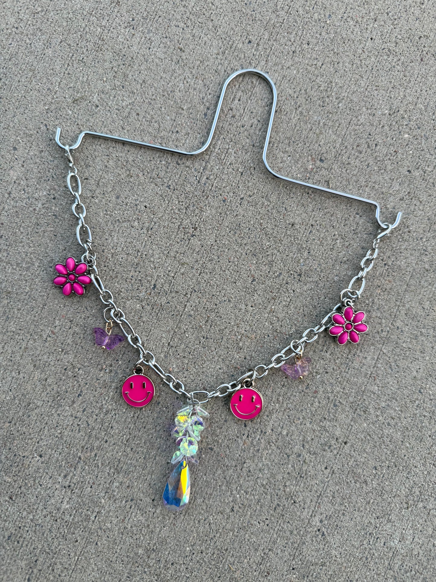 Iridescent Hanger Car Charm