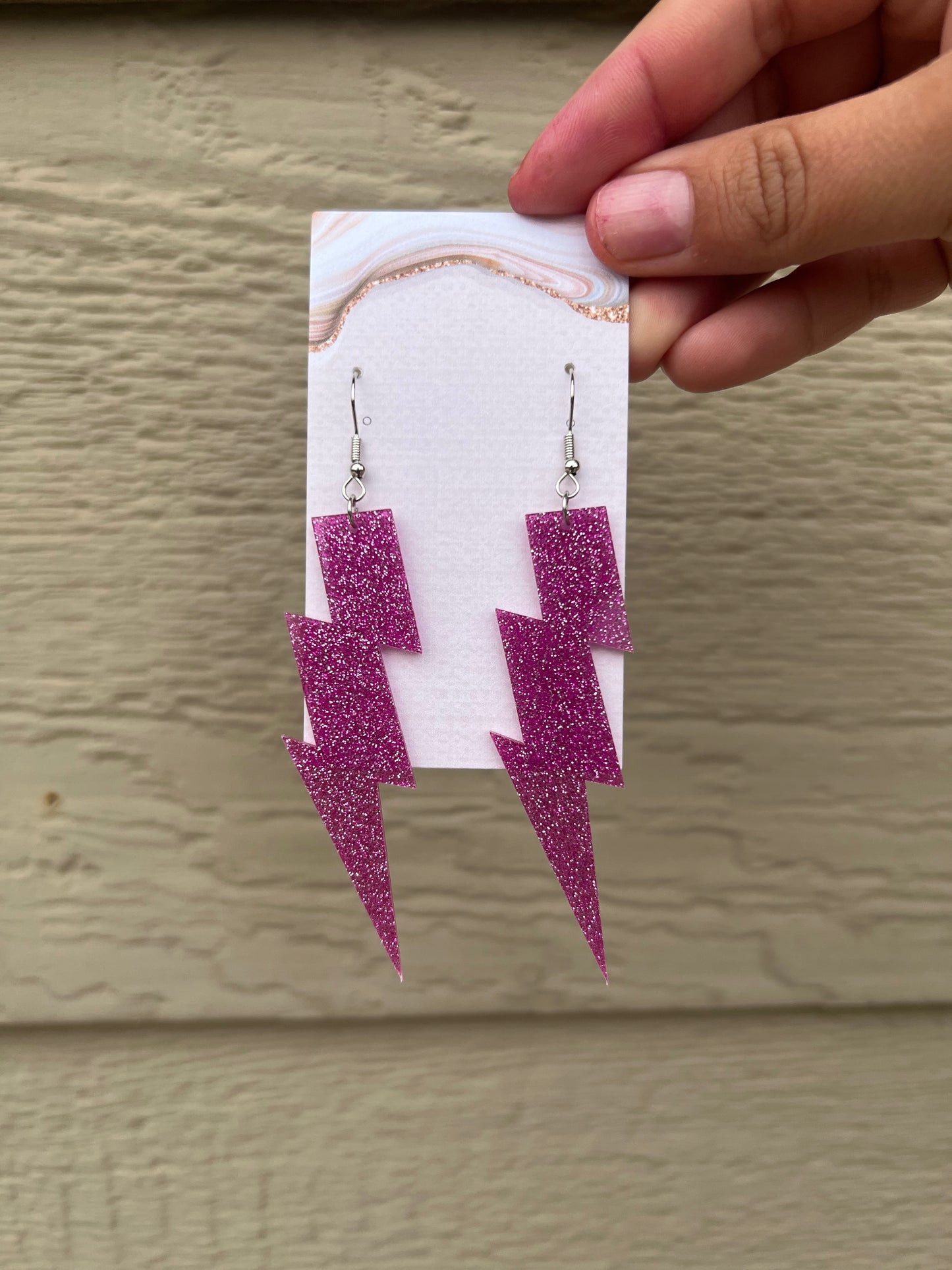 Glitter Lightning Bolts