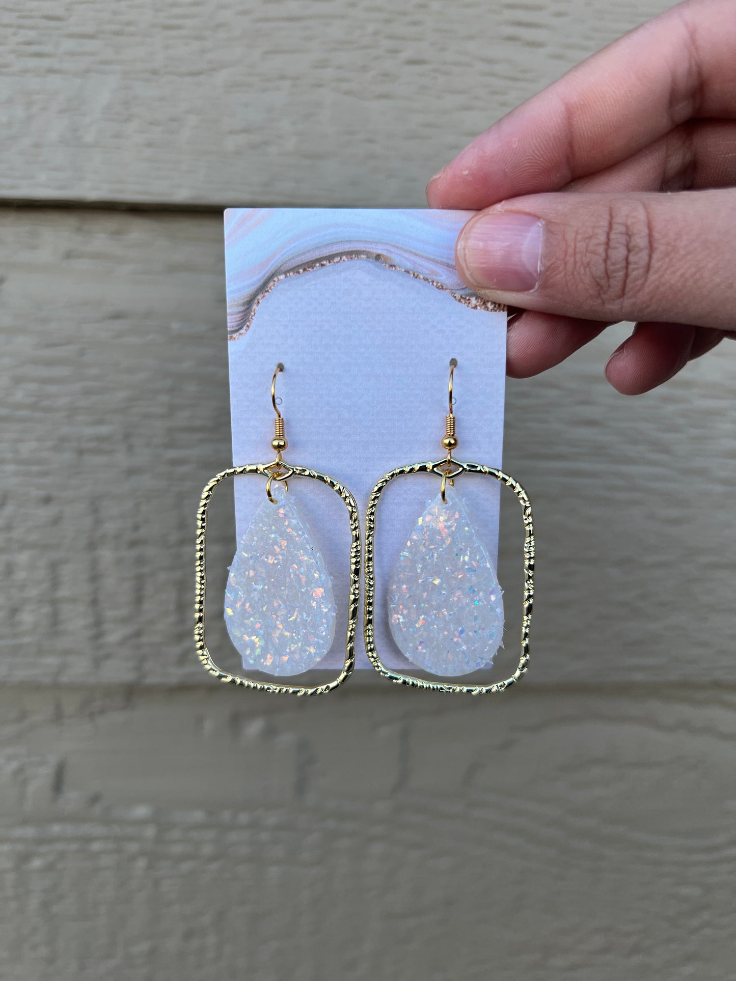 Missy Earrings - Opal