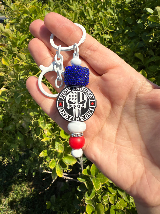 Fuck Around Keychain