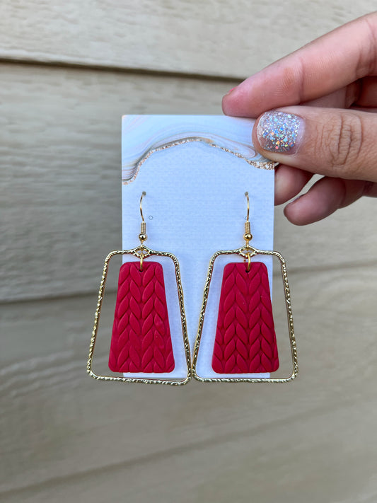 Millie Earrings - Red