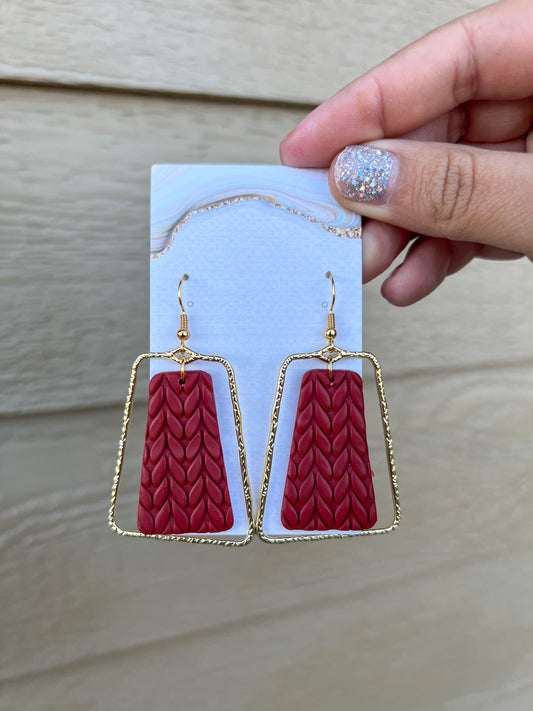 Millie Earrings - Rust