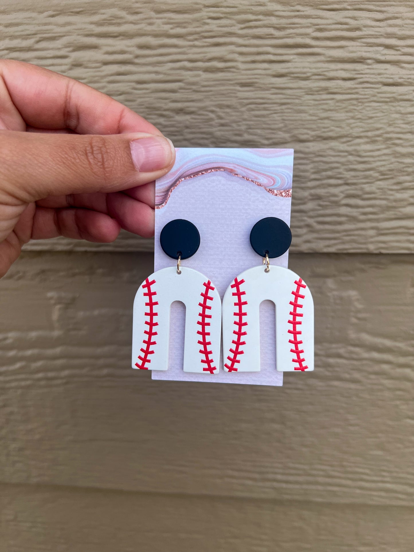 Baseball Earrings