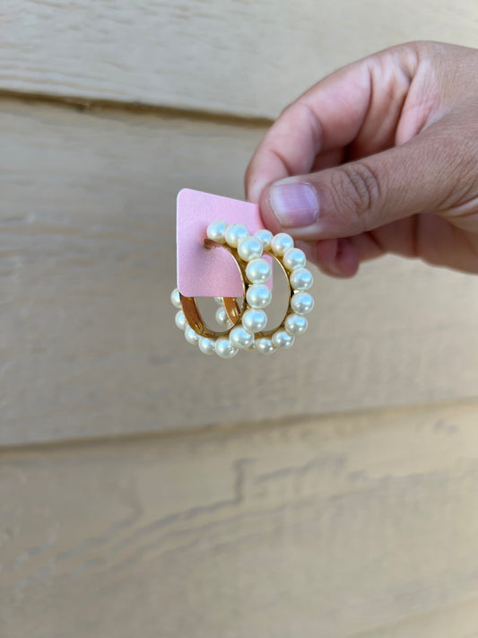 Pearl Hoops