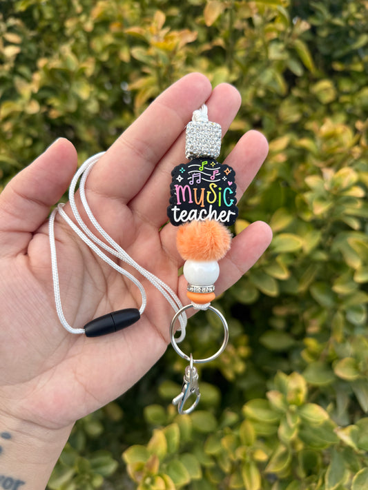 Music Teacher Lanyard