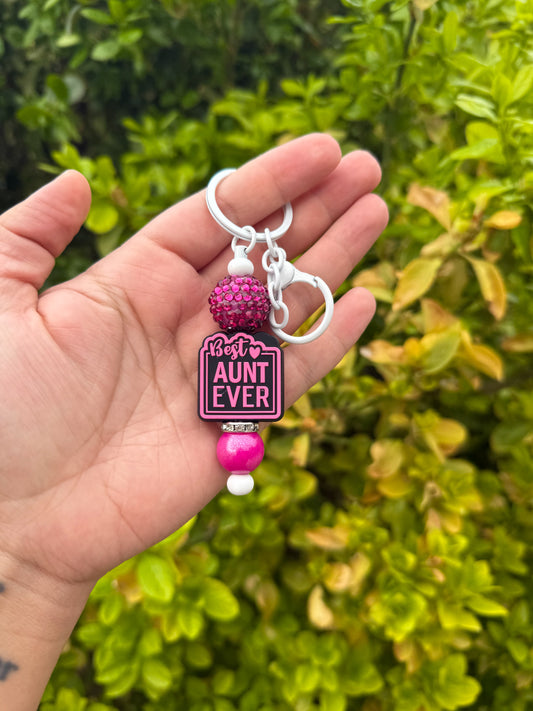 Best Aunt Keychain