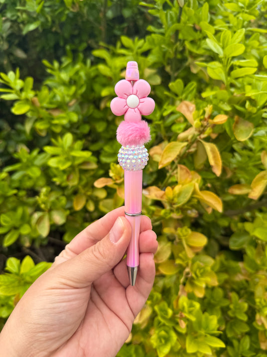 Pink Flower Pen