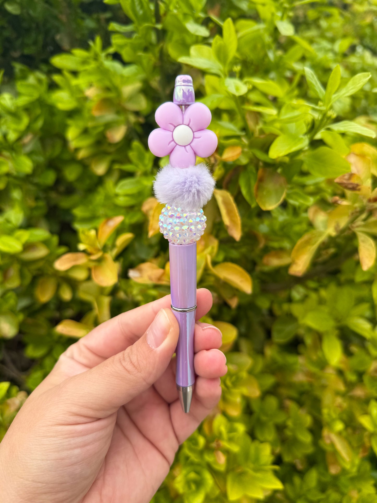 Purple Flower Pen