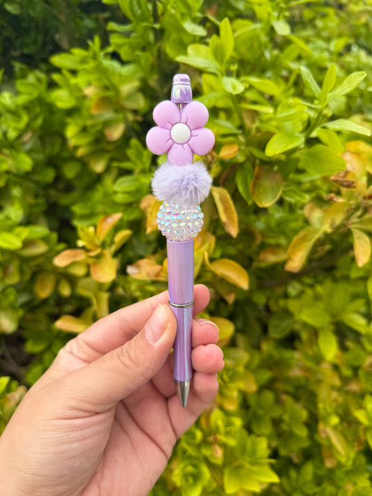 Purple Flower Pen