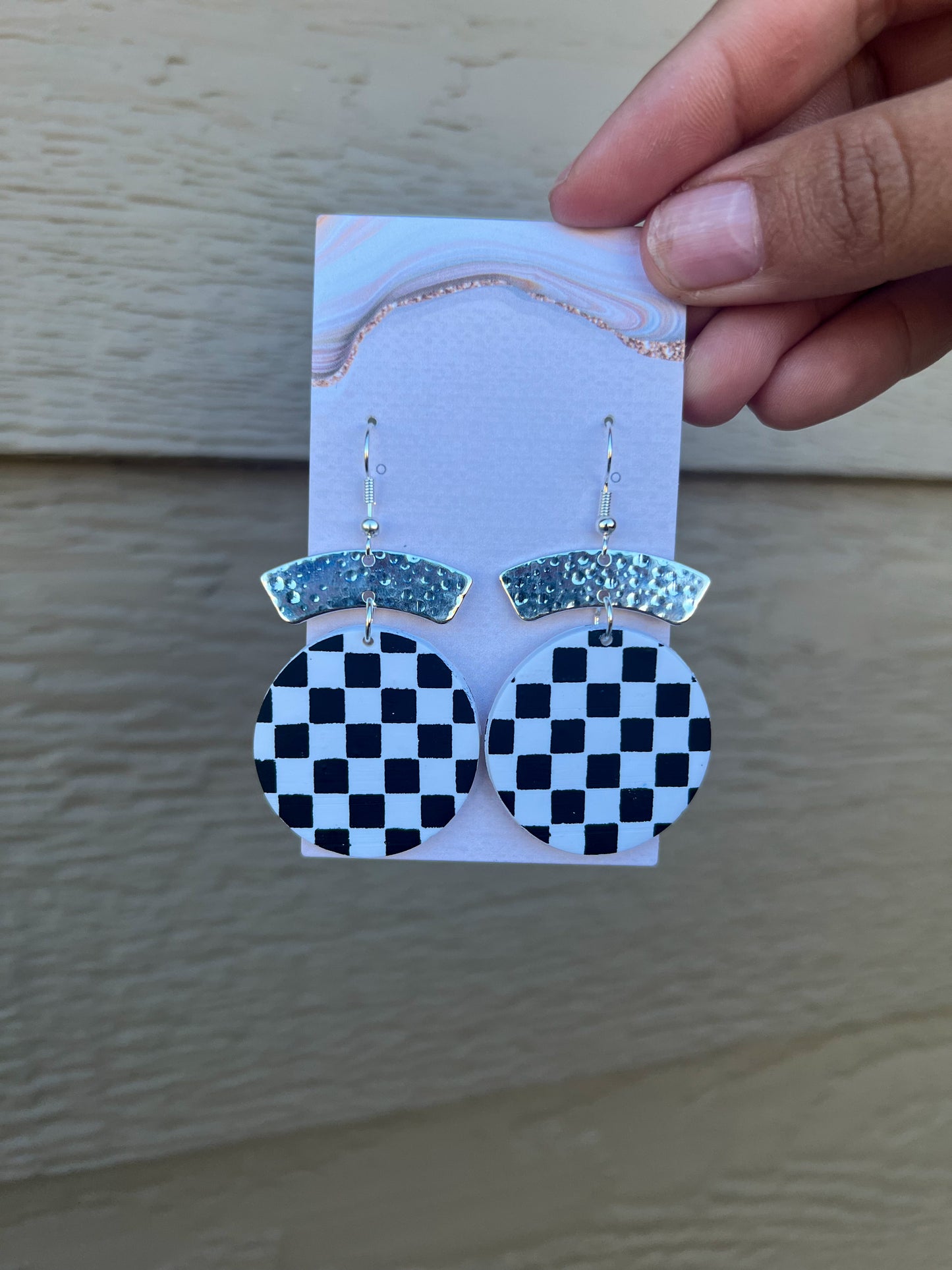 Rizzoli Earrings - Checkered