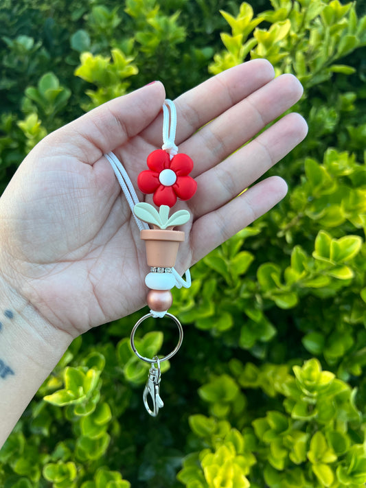 Flower Pot Lanyard