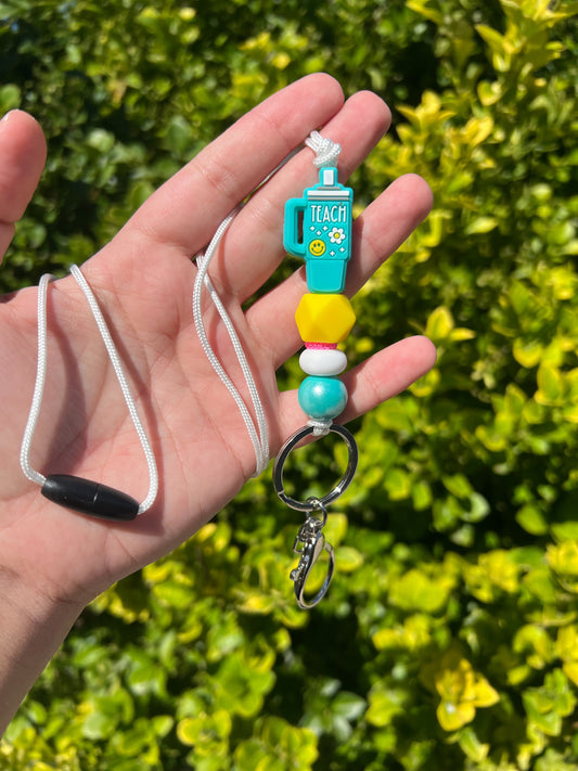 Teach Lanyard - Turquoise