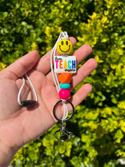 Love Teach Inspire Lanyard