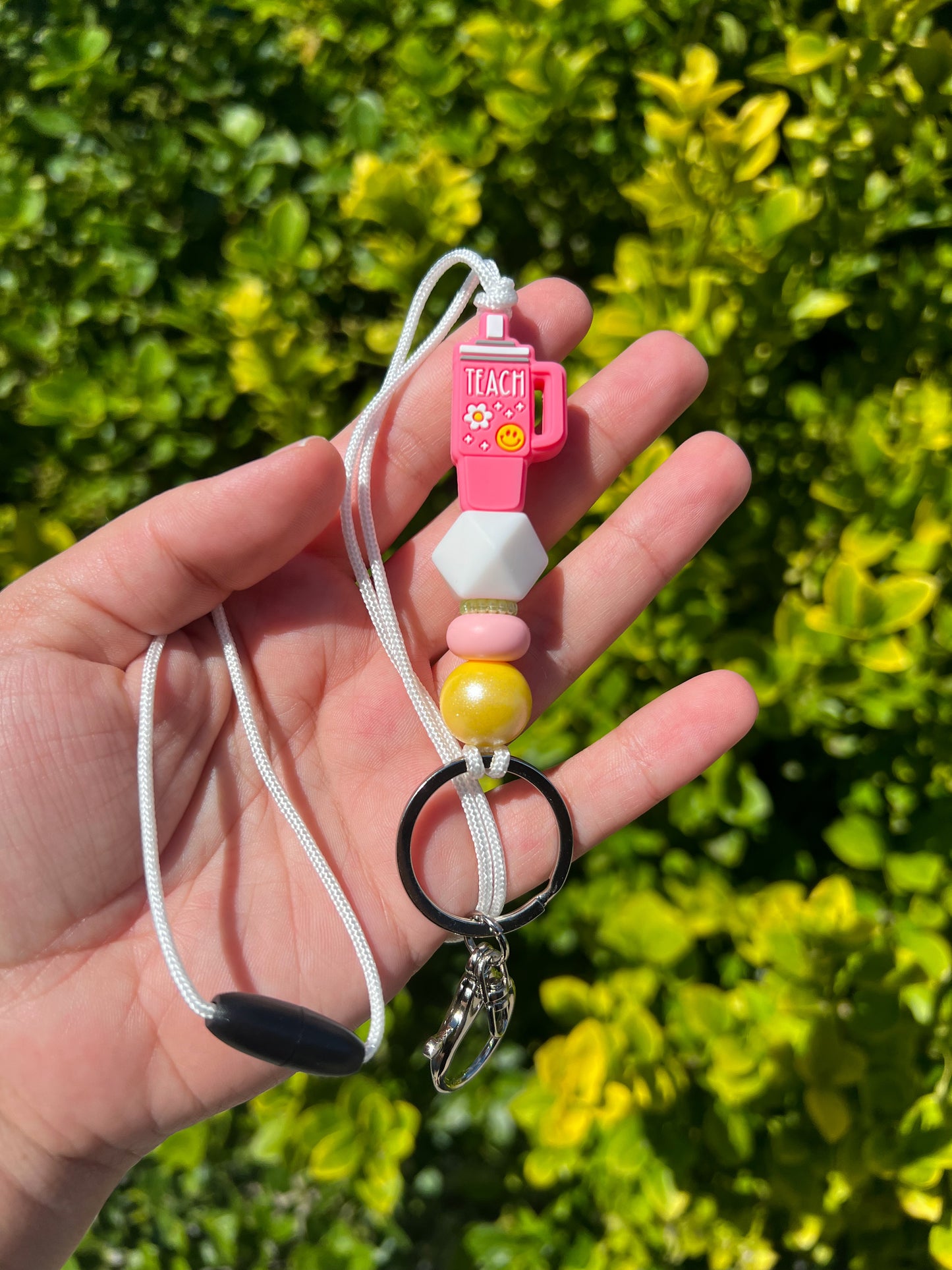 Teach Lanyard - Pink