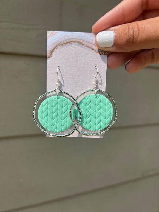 Camila Earrings - Mint